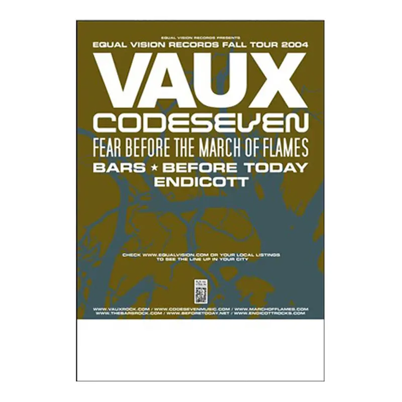2004 Fall Tour Concert Poster 1