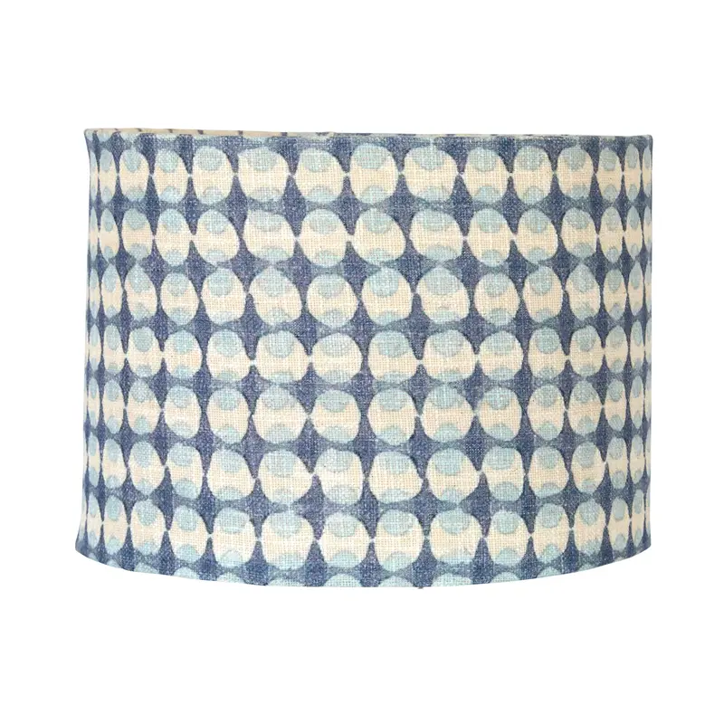 35X25Cm Blue Drum Pendant Shade 1