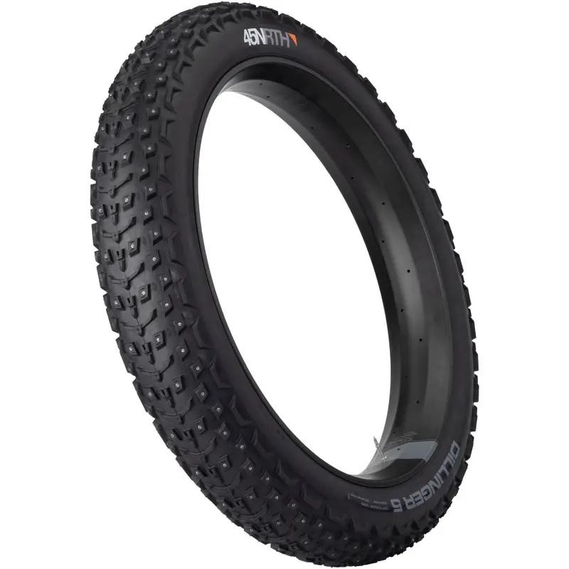 45Nrth Dillinger 5 Studded Fat Bike Tire — 26×4.6", 120 Tpi 1