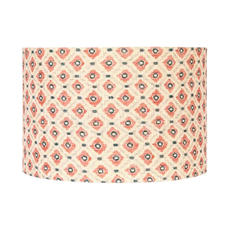45X30Cm Rust-Colored Drum Pendant Shade 1