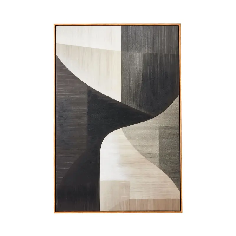 Abstract Geometry Ii Canvas Art – Modern Print, 80 X 120 Cm 1