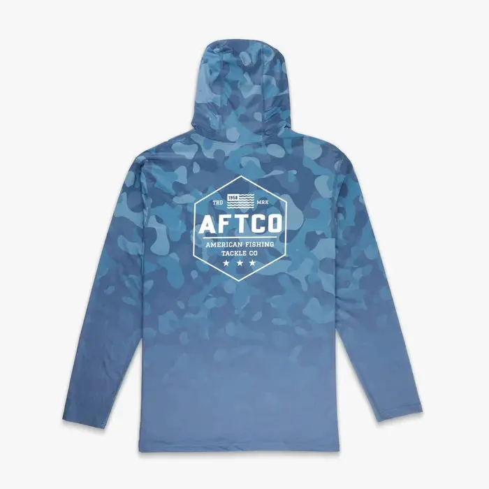 Aftco Og Camo Uvx Long Sleeve Sun Hoodie 1
