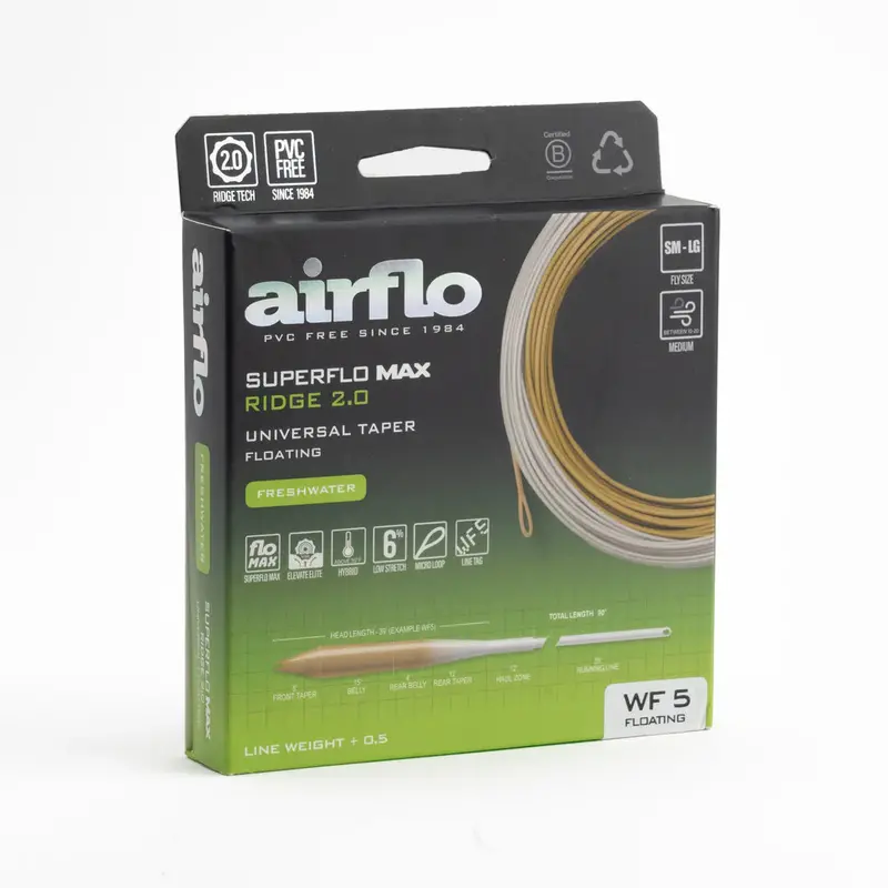 Airflo Superflo Max Ridge 2.0 Universal Taper – Versatile Floating Fly Line For All Conditions 1