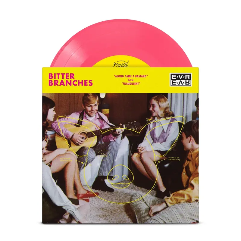 Along Came A Bastard 7" Vinyl Single • Pink Pressing • Limited Edition (250) 1