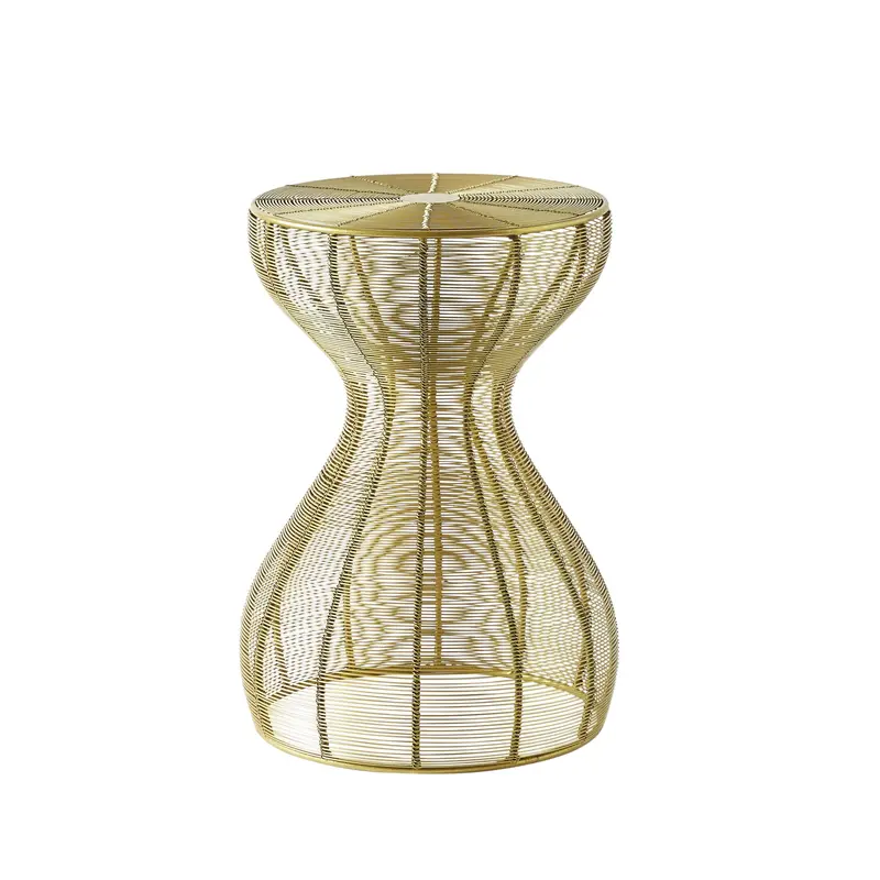 Amina Curved Accent Side Table – Sleek Contemporary Design 1