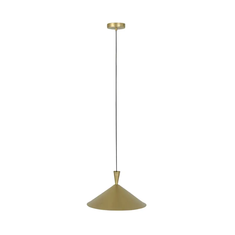 Apex Matte Brass Geometric Pendant Lamp – 40Cm Square X 21Cm Drop 1