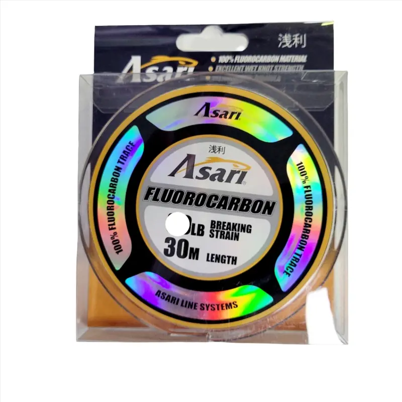 Asari Fluorocarbon Leader Material – 30-Meter Spool 1