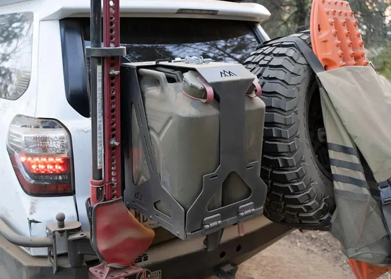 Backwoods Adventure Mods Dual Universal Jerry Can Carrier For Off-Road Vehicles 1