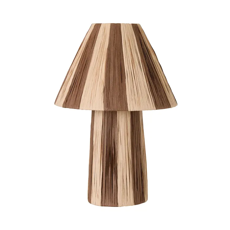 Banda Chocolate-Brown Table Lamp – 35Cm Ceramic Desk Or Nightstand Light 1