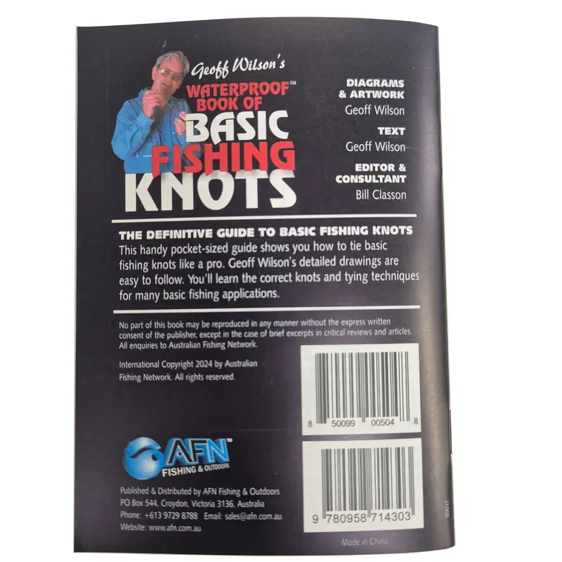 Basic Fishing Knots: Step-By-Step Techniques By Geoff Wilson 1