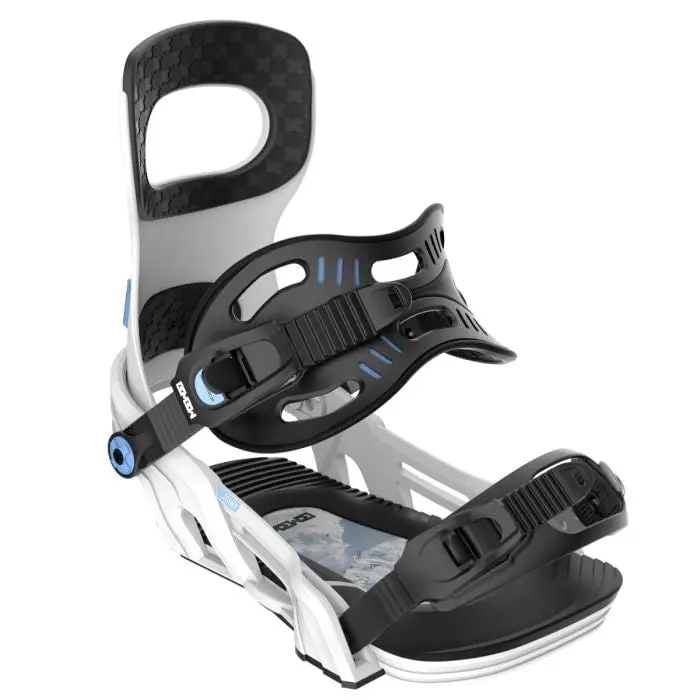 Bent Metal Joint Snowboard Binding System 1