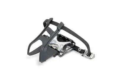 Bikesmart Alloy Platform Pedals With Toe Clips & Straps 1