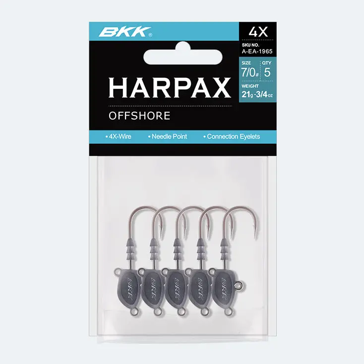 Bkk Harpax Offshore Heavy-Duty Jig Heads 1