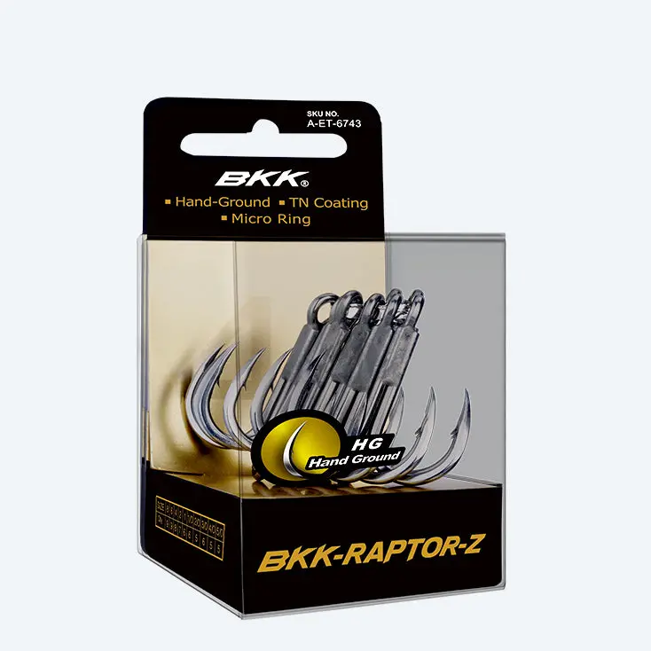 Bkk Raptor-Z Treble Hooks For Saltwater Fishing 1