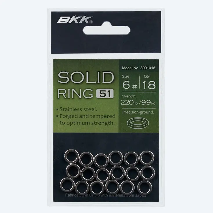 Bkk Solid Ring-51 Heavy-Duty Fishing Rings 1
