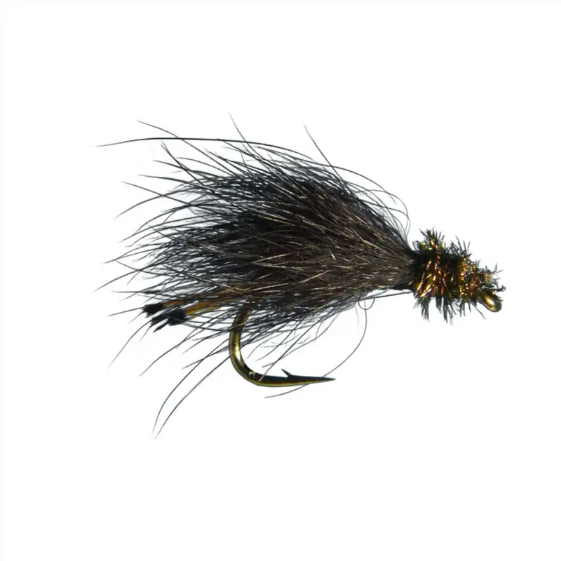 Black Fur Wet Flies – Premium 6-Pack For Trout Fishing 1