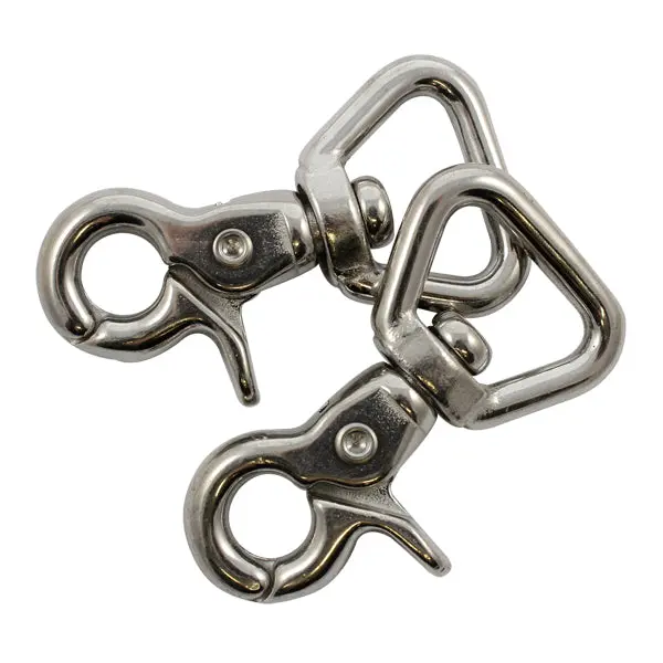 Black Magic Harness Clips – Dual-Pack Adjustable Rigging Hardware 1