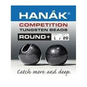 Black Nickel Round & Rs+ Tungsten Slotted Bead – Hanak Competition 1