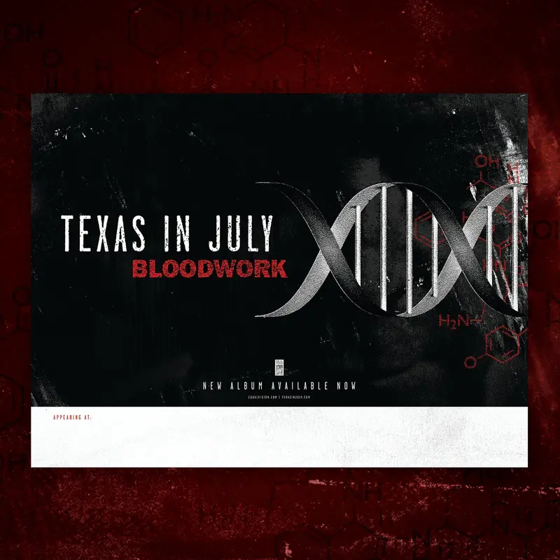 Bloodwork Signed 18X24 Inch Album Poster 1