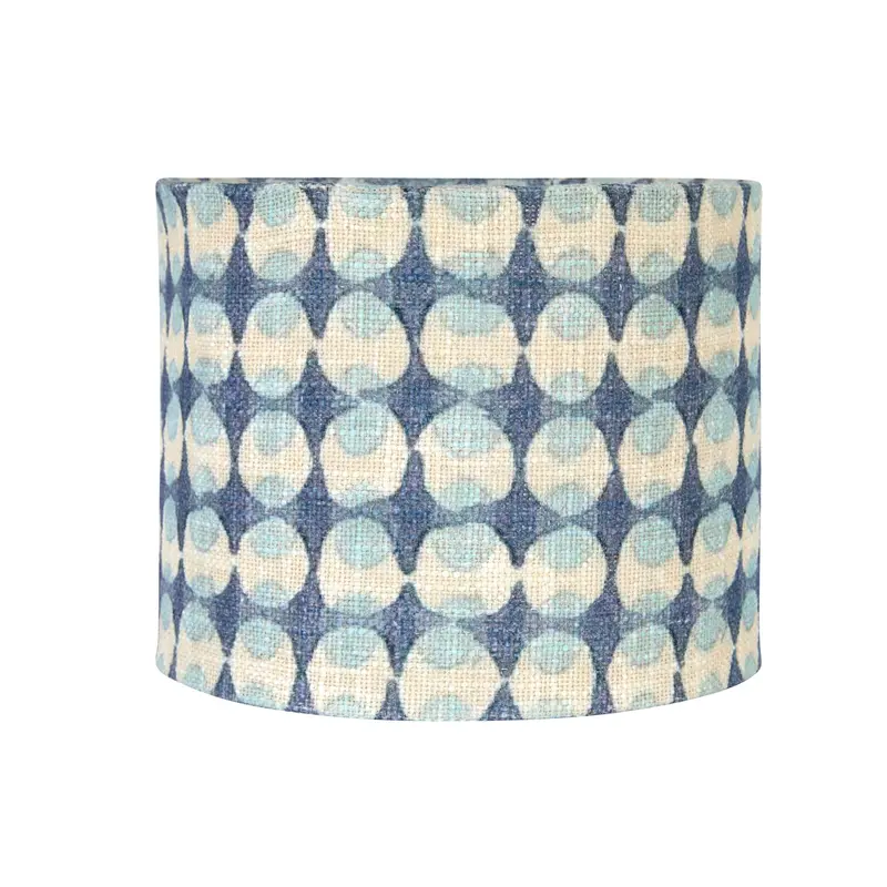 Blue Drum Pendant Shade – 25 Cm Diameter × 20 Cm Height 1