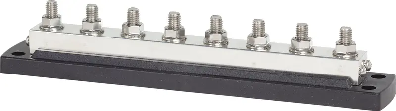 Blue Sea Systems 600A Powerbar Busbar With Eight 3/8"-16 Mounting Studs (Model 2107) 1
