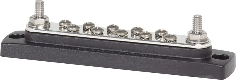 Blue Sea Systems Common 150A Busbar – 10-Gang Distribution Block (Model 2301) 1