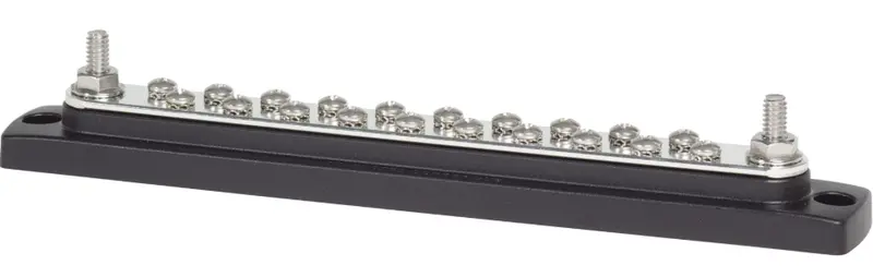 Blue Sea Systems Common 150A Busbar – 20-Gang Distribution Block (Model 2302) 1