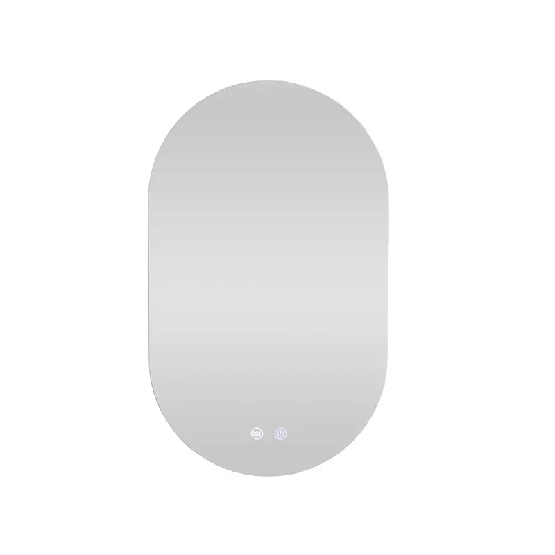 Bowen Oval Led Illuminated Vanity Mirror (60X100Cm, Silver) 1