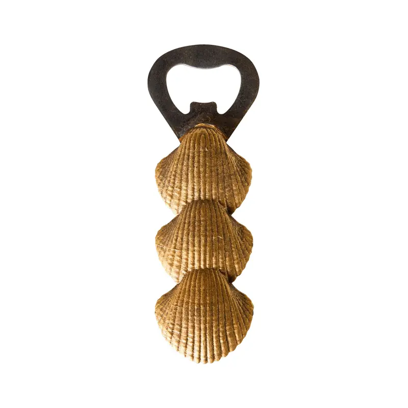 Brass Shell-Inspired Bottle Opener 1