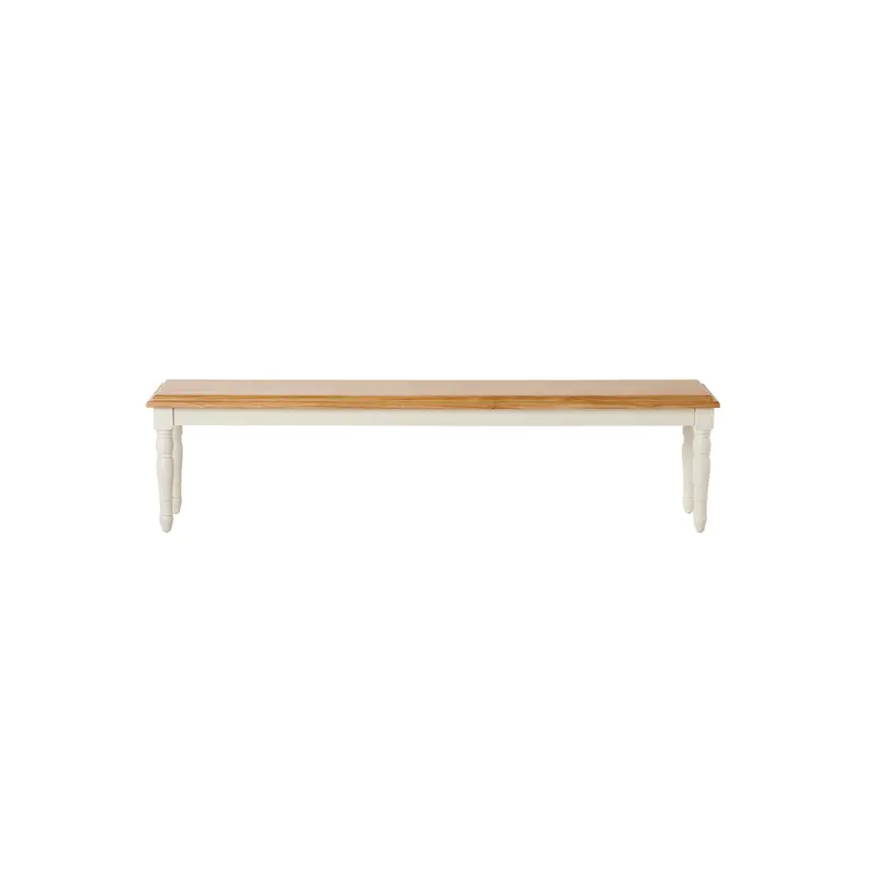 Clover Solid Wood Dining Bench – Seating For Two 1