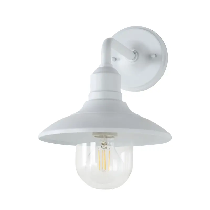 Cody Single-Light White Exterior Wall Bracket Lamp 1