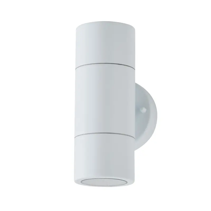 Collins Dual-Direction Outdoor Wall Sconce – White Finish 1