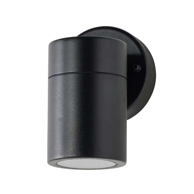 Collins Single-Light Black Exterior Wall Light Fixture 1