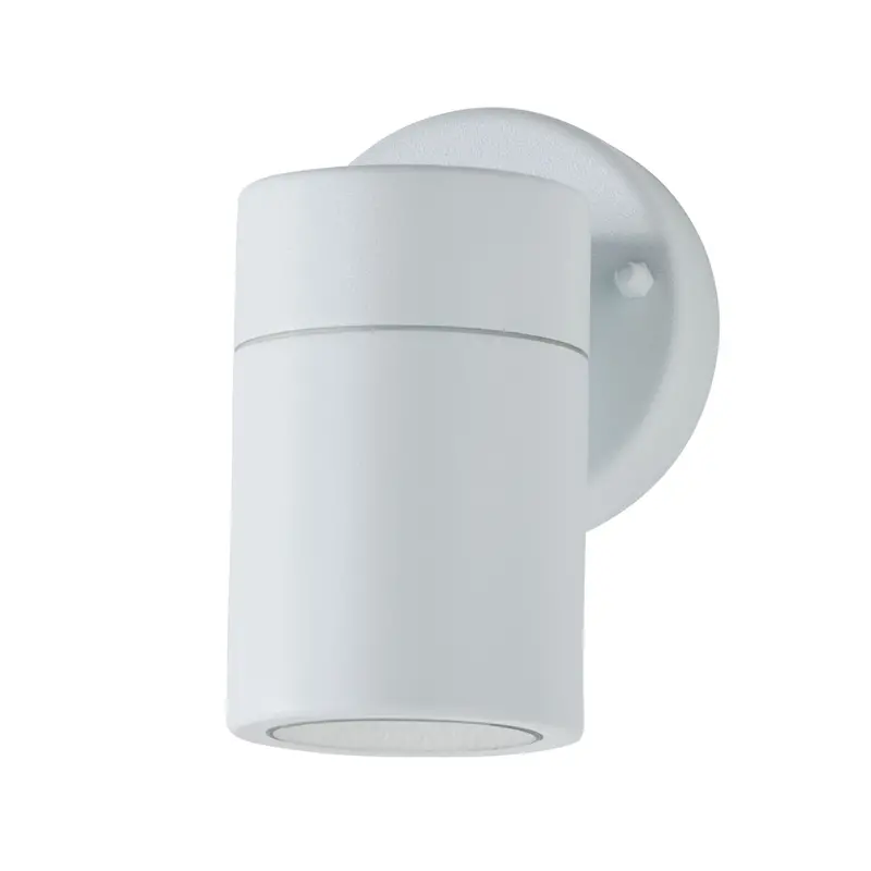 Collins Single-Light White Exterior Wall Light Fixture 1