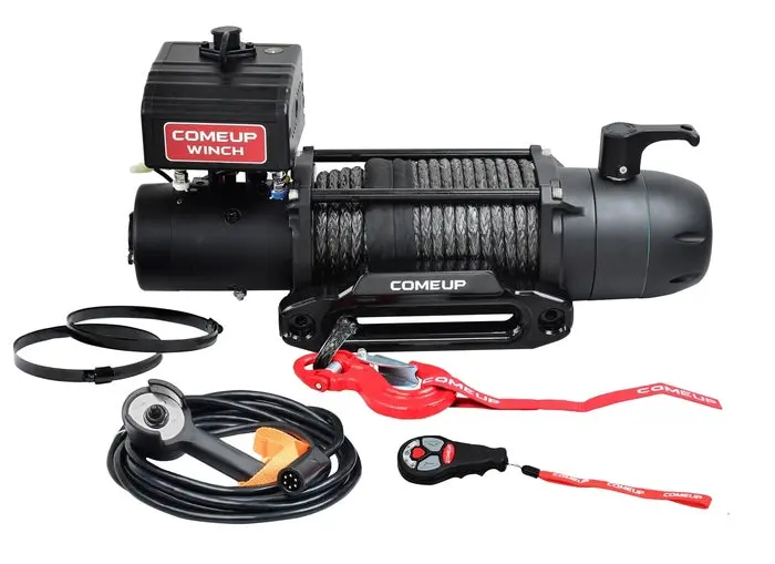 Comeup Seal Slim 12.5Rs 12V Winch Featuring Synthetic Rope & Wireless Remote (295146) 1