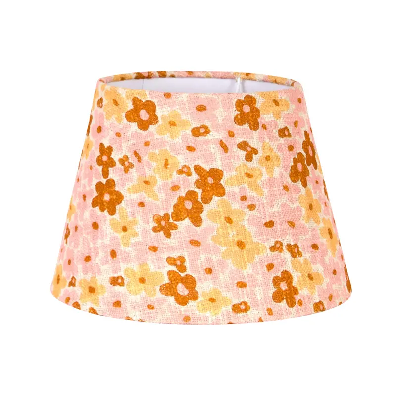 Compact Pink Tapered Shade – 30 Cm Top × 20 Cm Bottom × 21 Cm Height 1