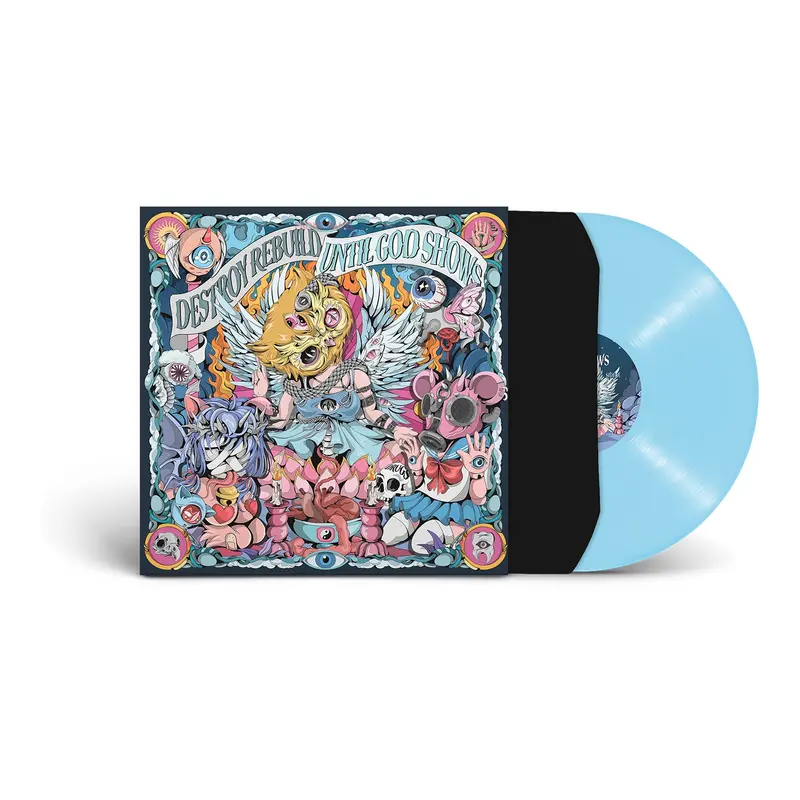 D.R.U.G.S. 'Until God Shows' Transparent Sky Blue Vinyl Lp (Limited Edition, 500 Copies) 1