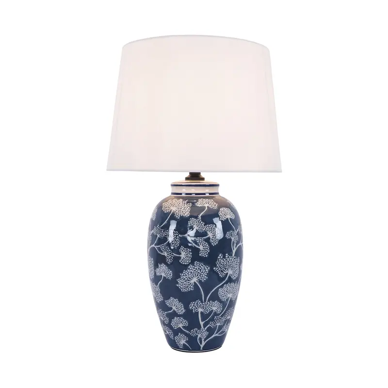 Dandelion Ceramic Jar Table Lamp – 55 Cm Height 1