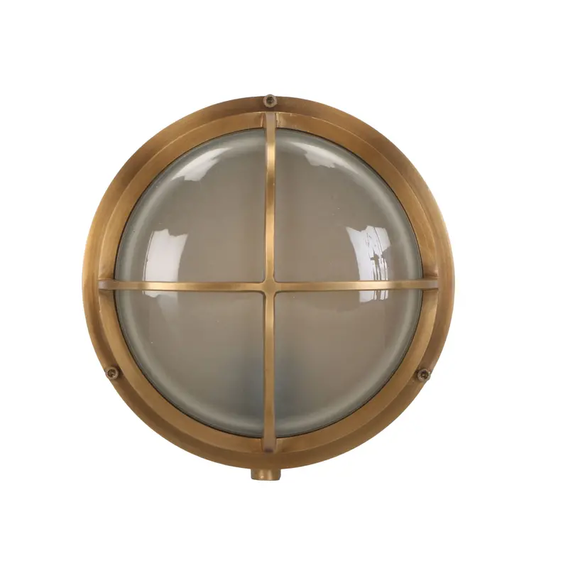 Dockland Solid Brass Outdoor Wall Bracket – 21Cm X 11Cm Architectural Fixture 1