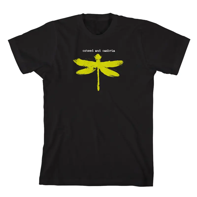 Dragonfly Black Graphic T-Shirt 1