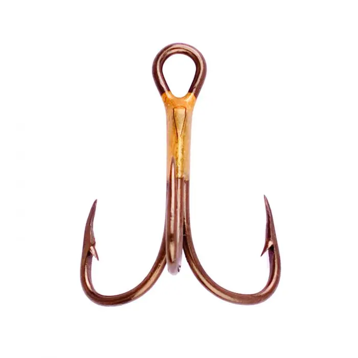 Eagle Claw 374 Bronze 2X Heavy Treble Hooks 1