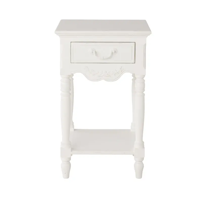 Emilie Minimalist One-Drawer Bedside Table 1