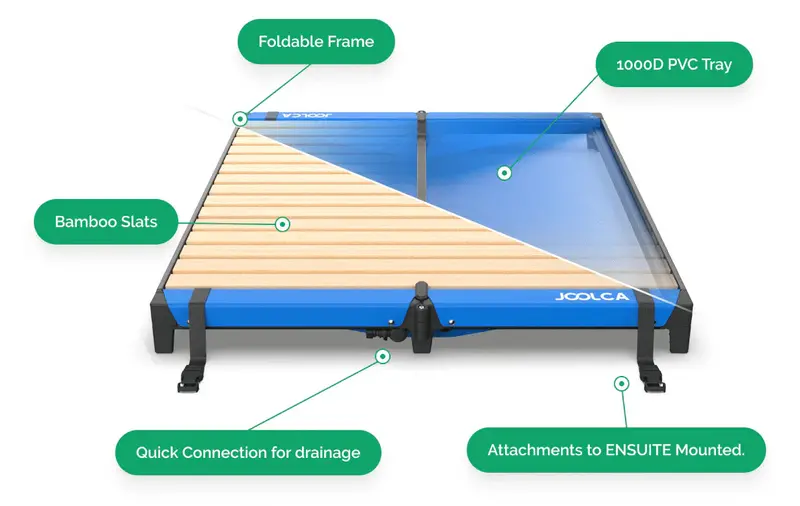 Ensuite Compact Shower Base For Overlanding Setups 1