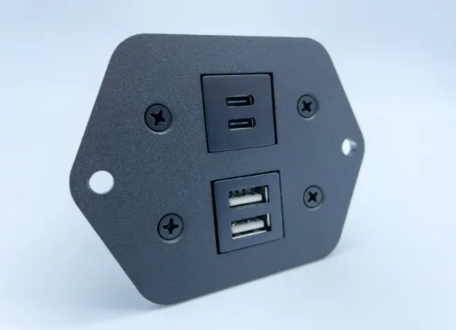 Expedition Essentials Adjustable Dual Usb Charging Panel For Vehicles 1