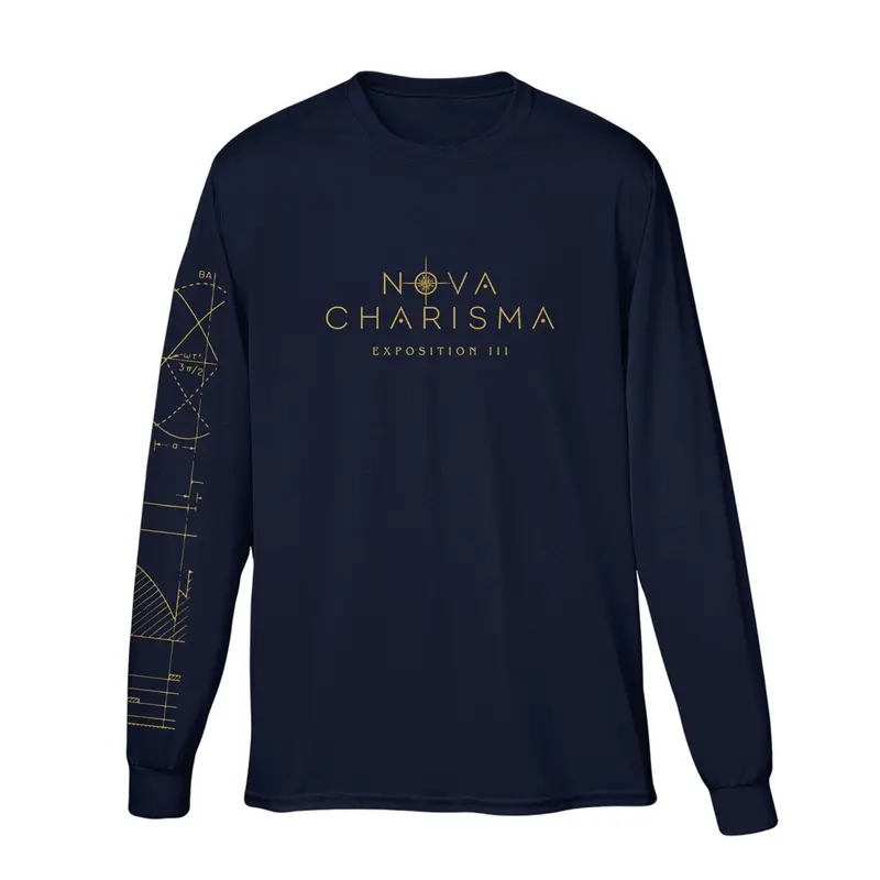 Exposition Iii Navy Long-Sleeve T-Shirt 1