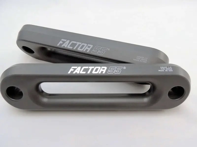 Factor 55 Hawse Fairlead – Sleek Aluminum Winch Guide For Synthetic Lines 1