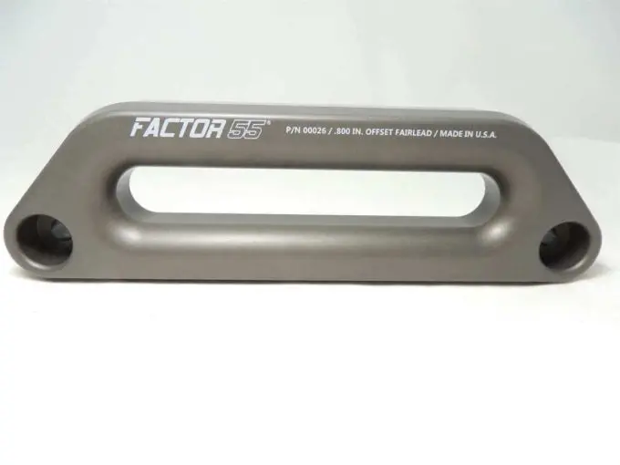 Factor 55 Offset Fairlead – Angled Mount For Improved Winch Line Alignment 1
