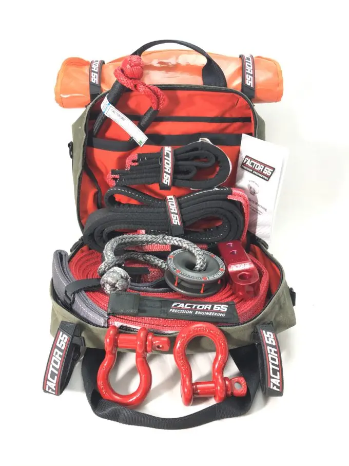 Factor 55 Sawtooth Vehicle Recovery Kit – Complete Overland Winching System 1