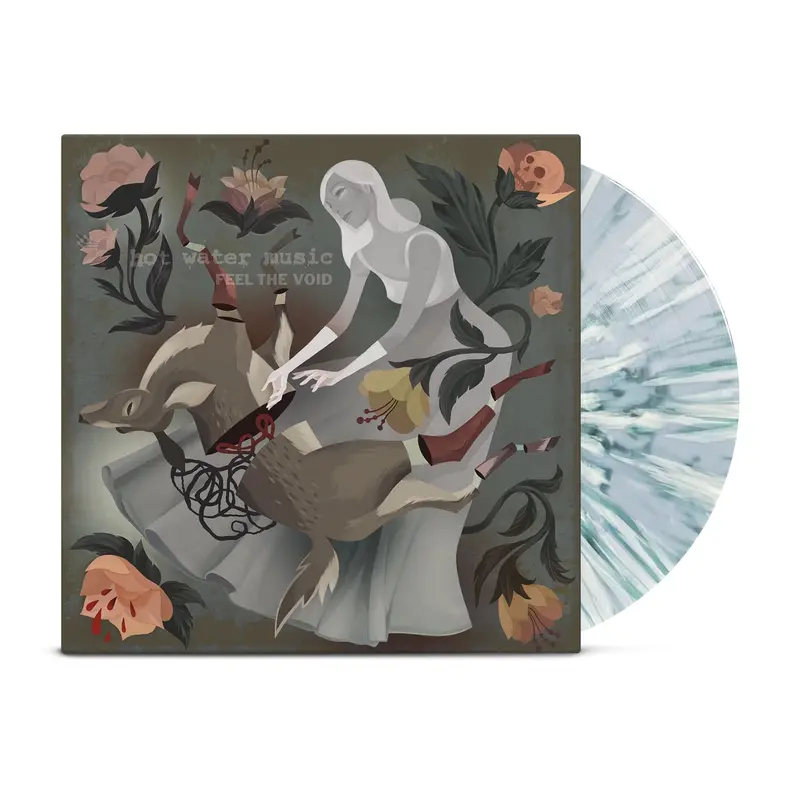 Feel The Void Light Blue With White & Olive Green Splatter Vinyl – 250 Units 1