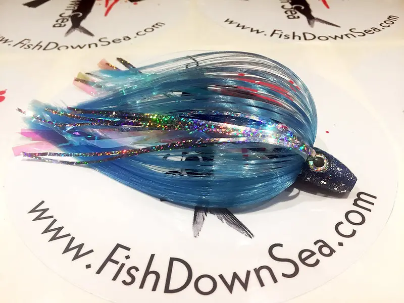 Fish Downsea Tuna Flares – High-Visibility, Uv-Activated Surface Attractor Lures 1